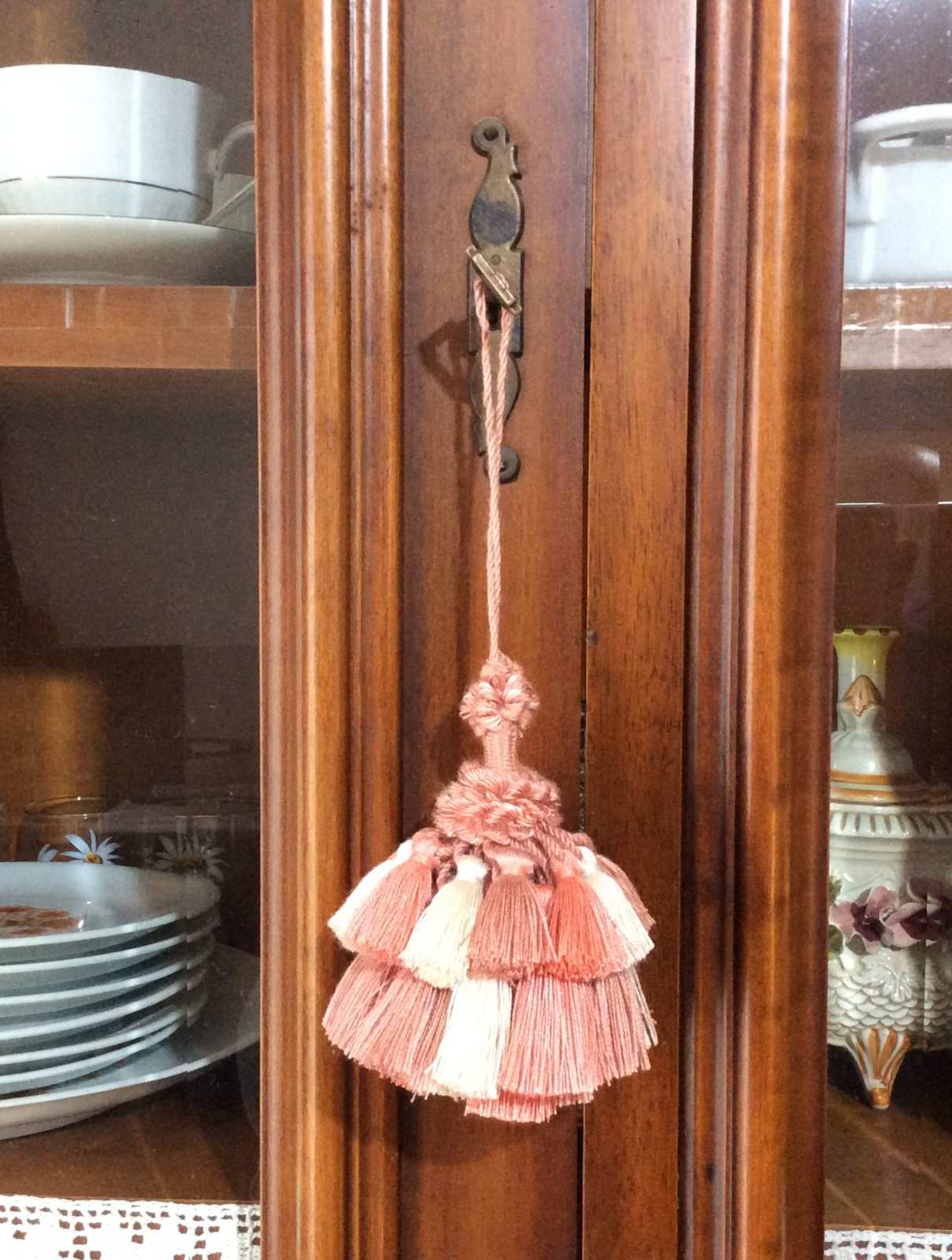 Nappa Ballerina Fiocco Chiave Artigianale - Regalo Casa Nuova Made in Firenze
