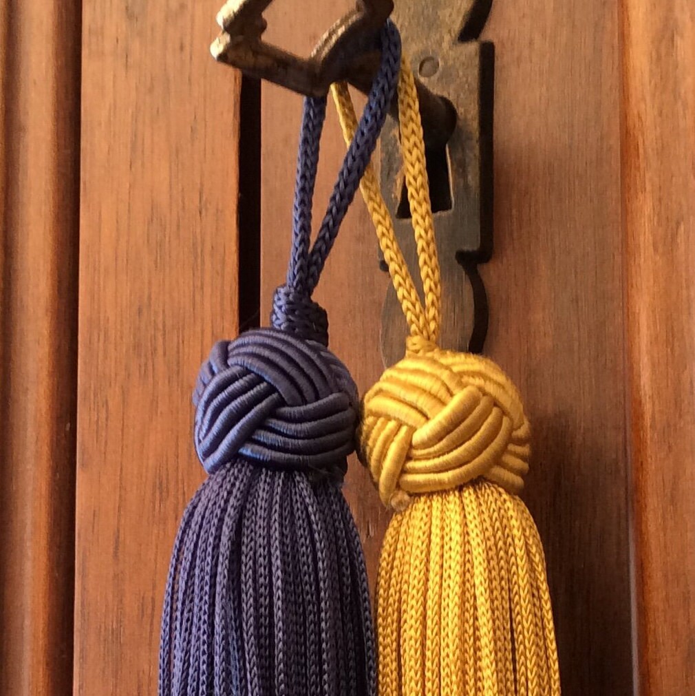 Nappa Bow Key Solomon Vintage 10cm - Made in Florence