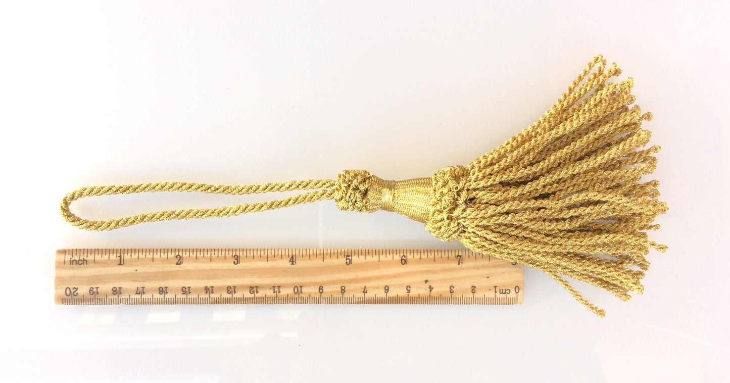 Lurex Key Tassel 15cm - Made in Italy
