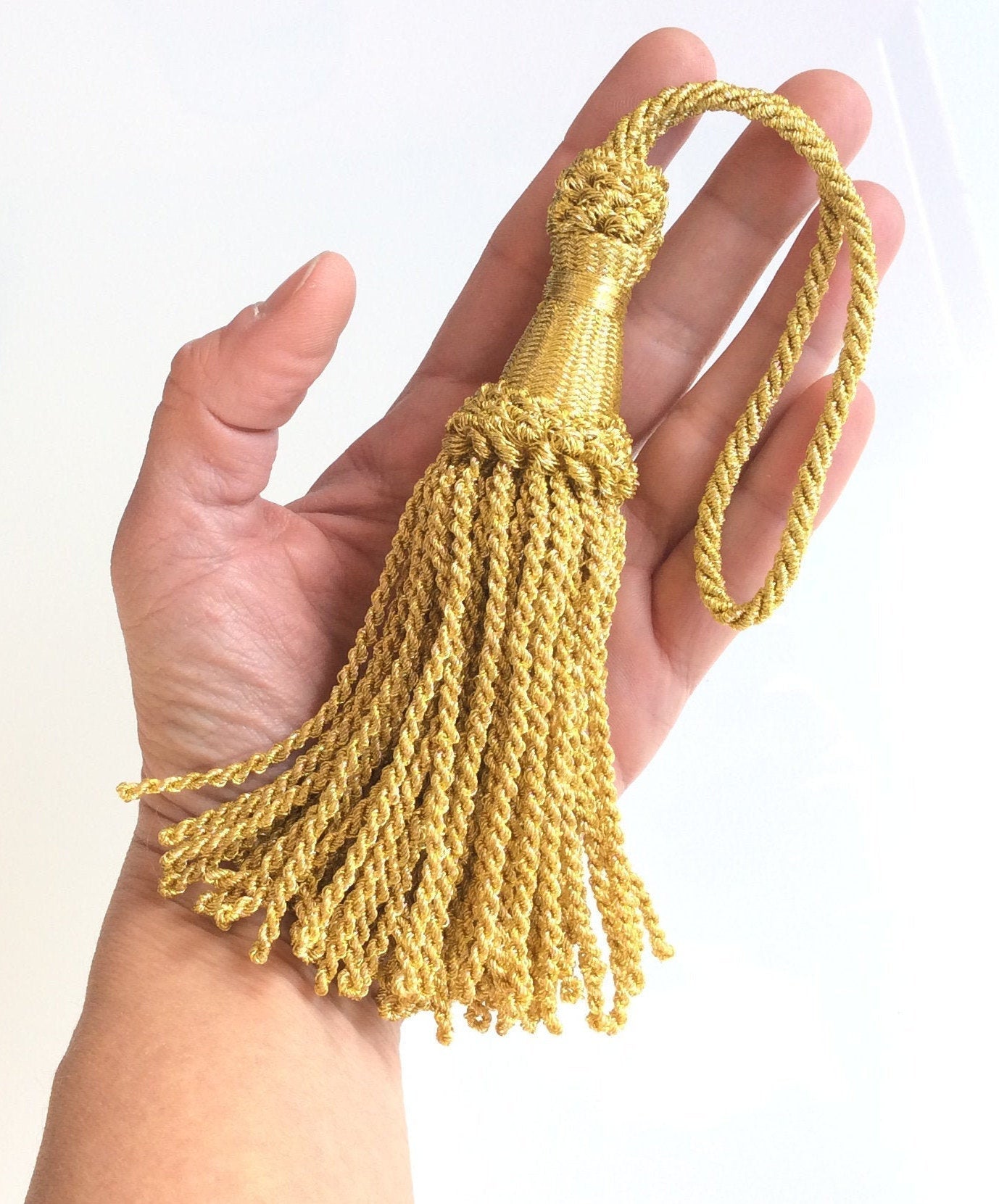 Lurex Key Tassel 15cm - Made in Italy