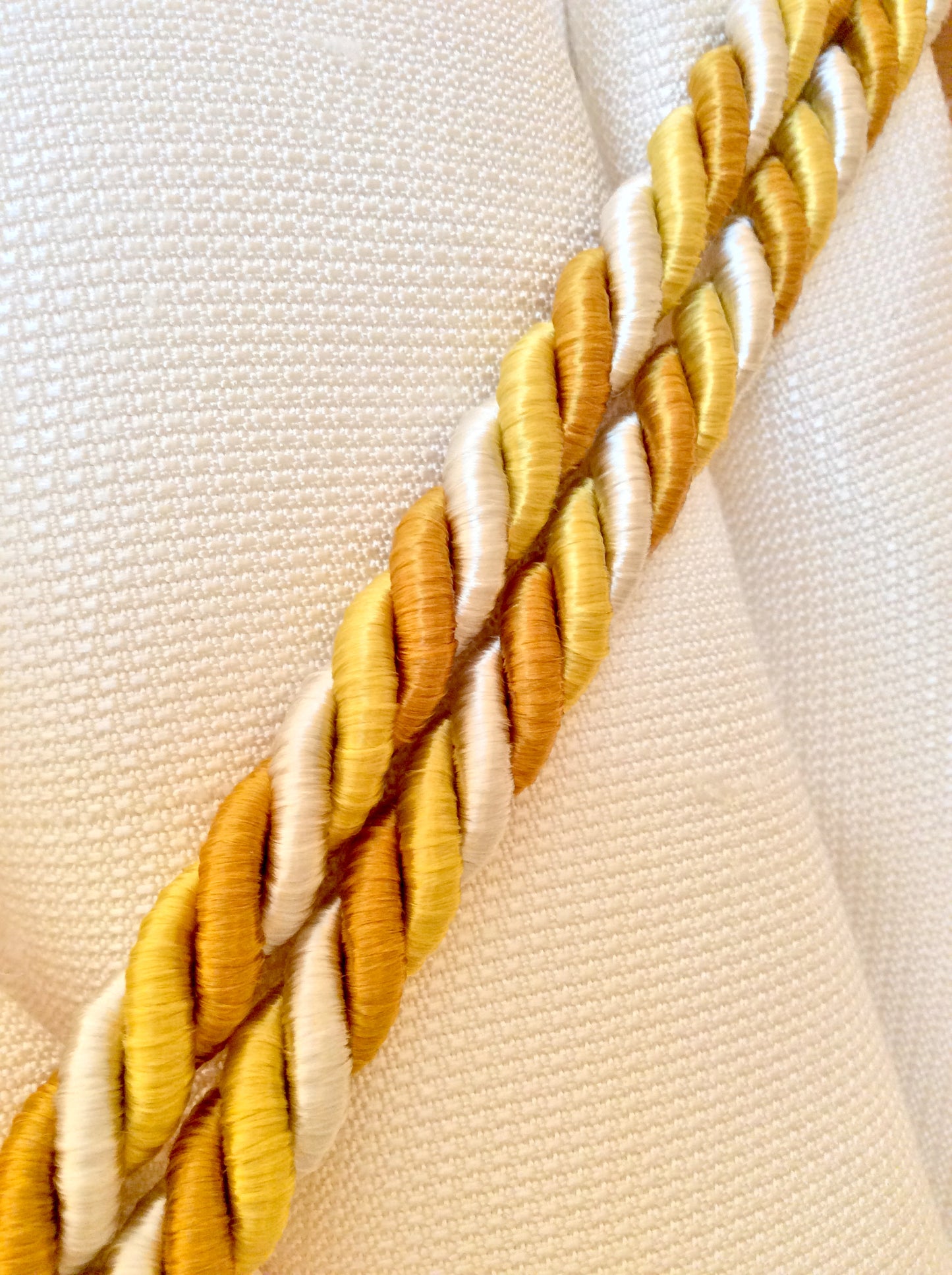 Embrasse per Tende con Nappa Grande 20cm - Oro, giallo e avorio | Made in Firenze (Copy)
