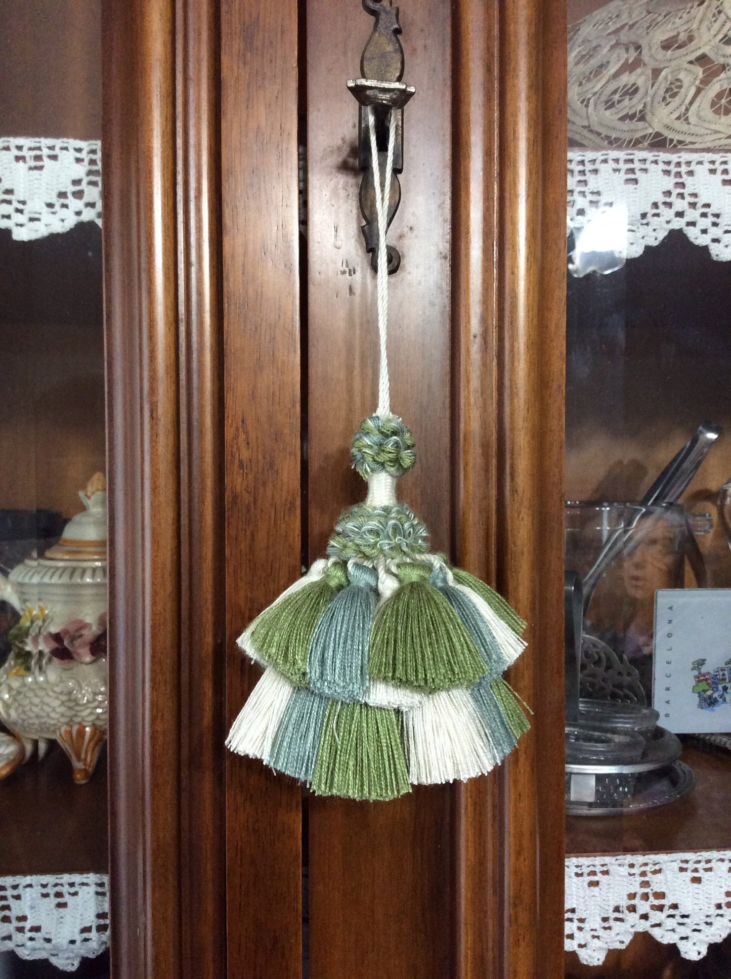 Nappa Ballerina Fiocco Chiave Artigianale - Regalo Casa Nuova Made in Firenze