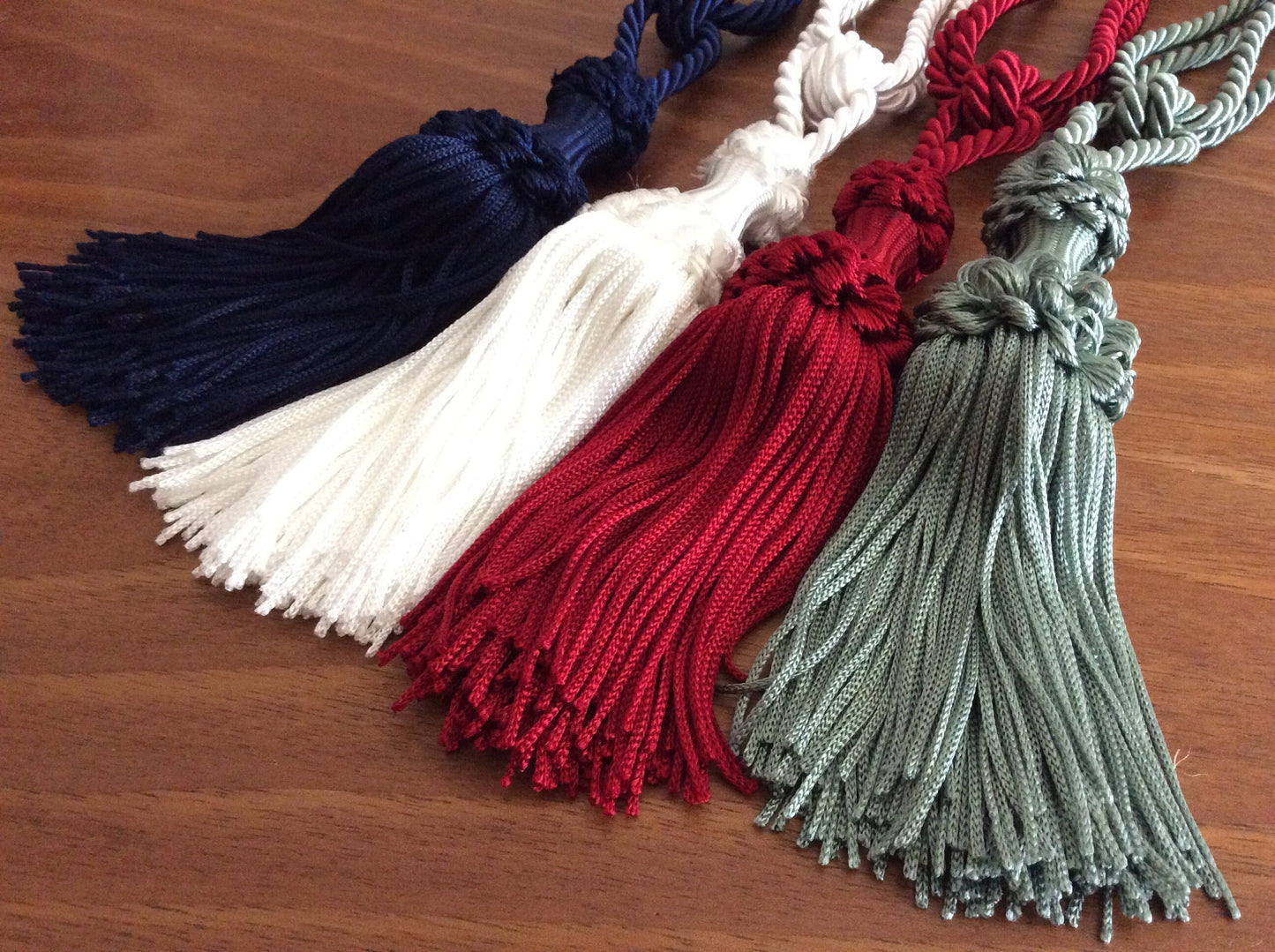 Embrasse per Tende con Nappa 12cm - Blu, Rosso, Bianco, Verde | Made in Firenze