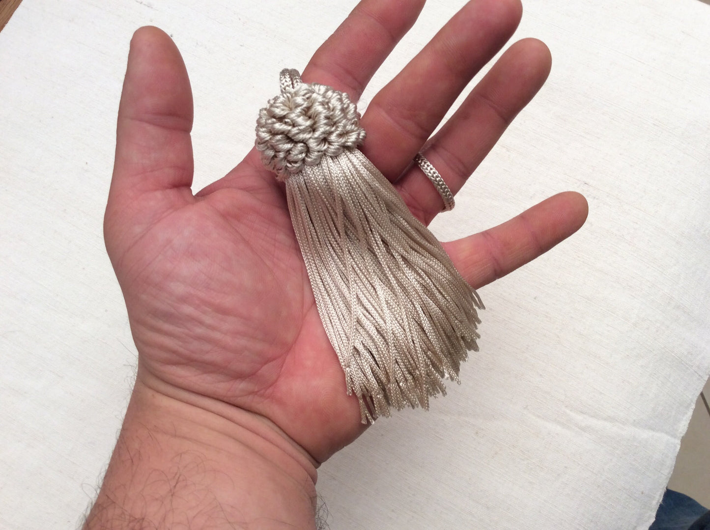 1 tassel, key fob, various colors Made in Florence