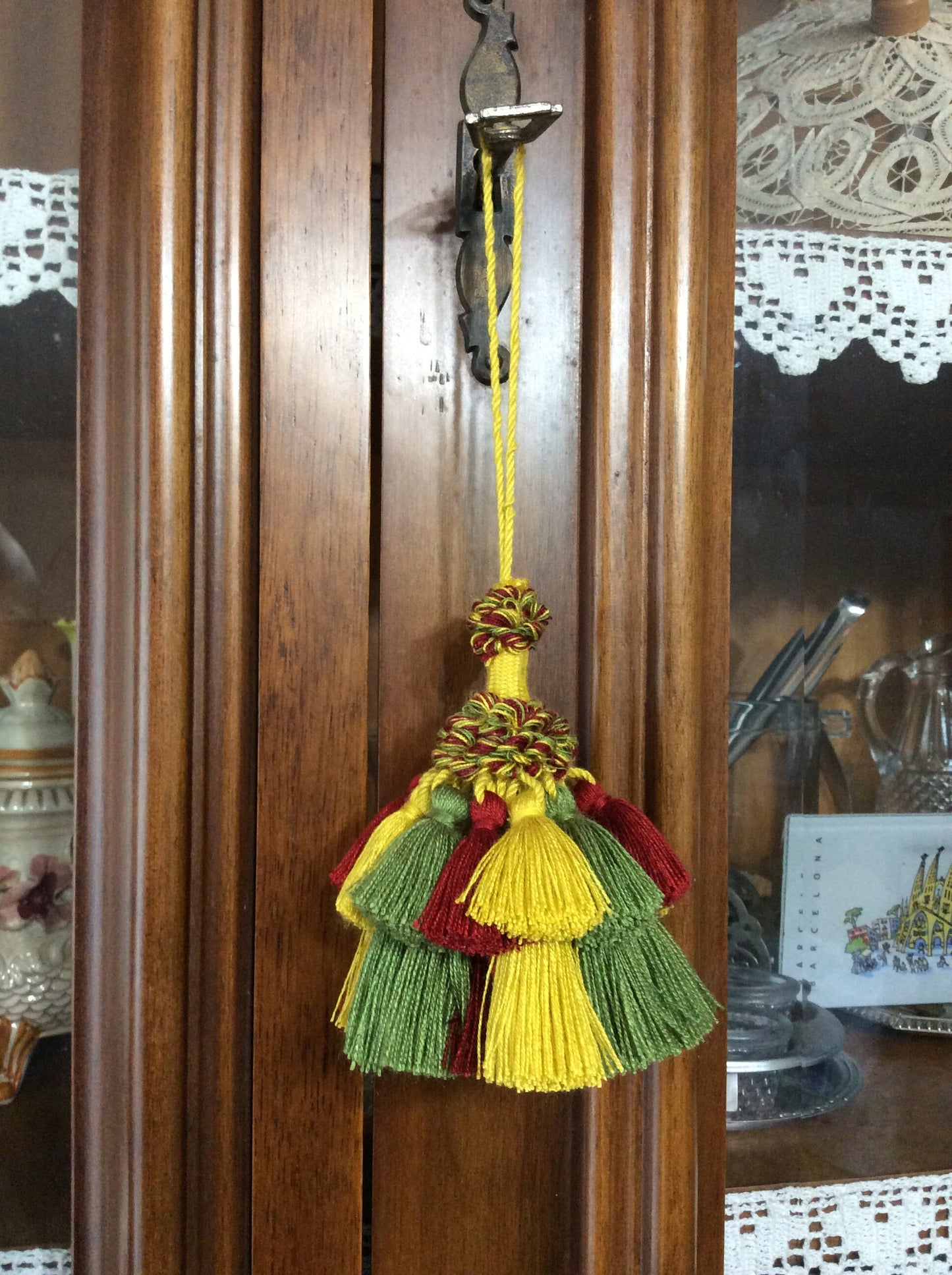 Nappa Ballerina Fiocco Chiave Artigianale - Regalo Casa Nuova Made in Firenze