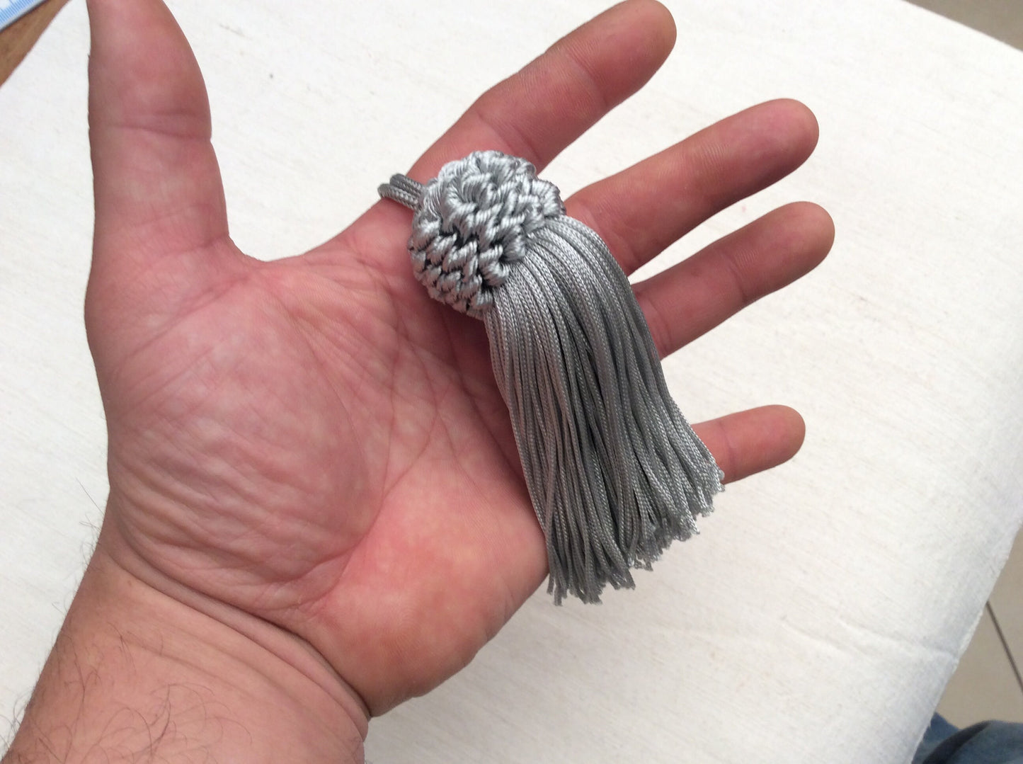 1 tassel, key fob, various colors Made in Florence