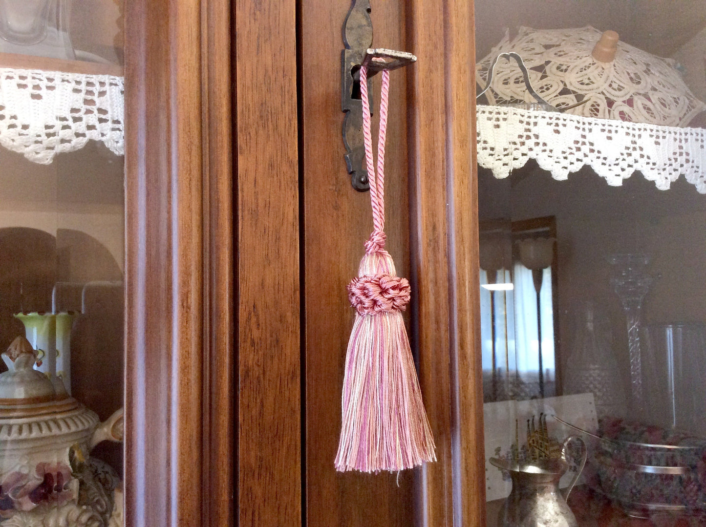 Nappa Fiocco Chiave Vintage Bicolore 9cm - Made in Firenze