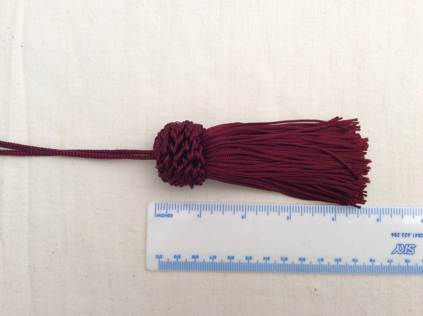 Black or Bordeaux Key Tassel 11cm - Made in Florence