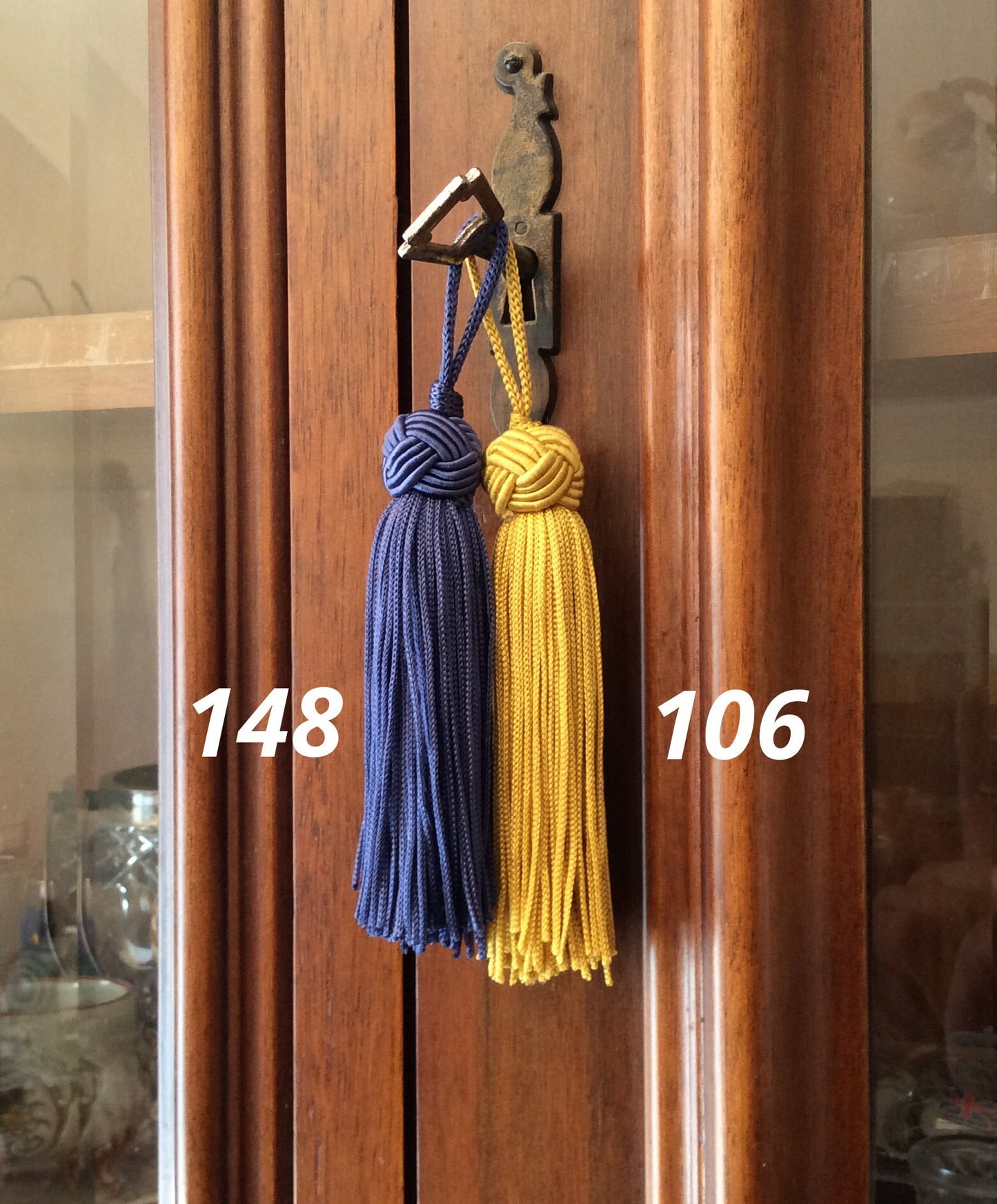 Nappa Bow Key Solomon Vintage 10cm - Made in Florence