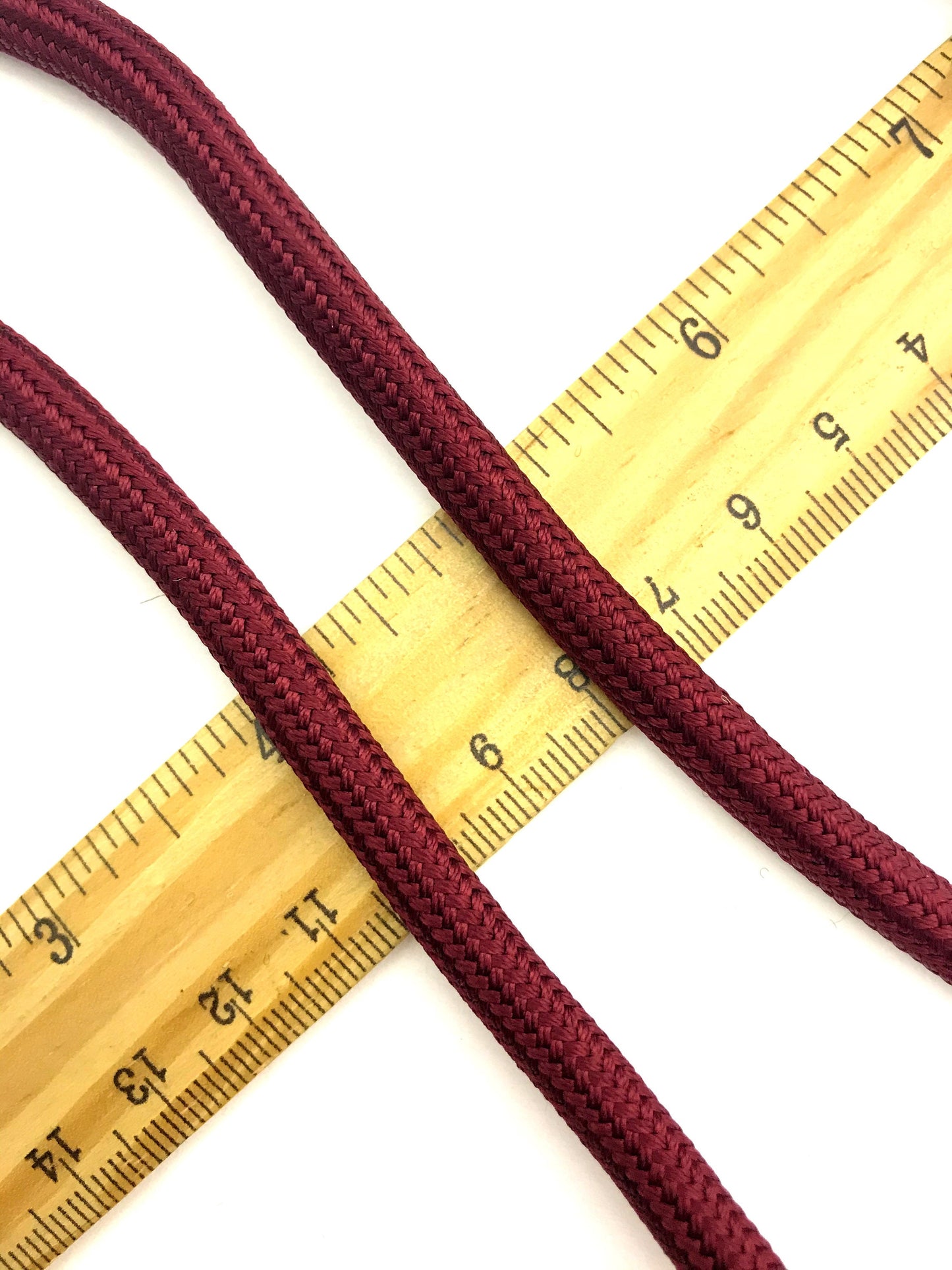 Embrasse per Tende con Nappa Grande 23cm - Rosso Bordò | Made in Firenze
