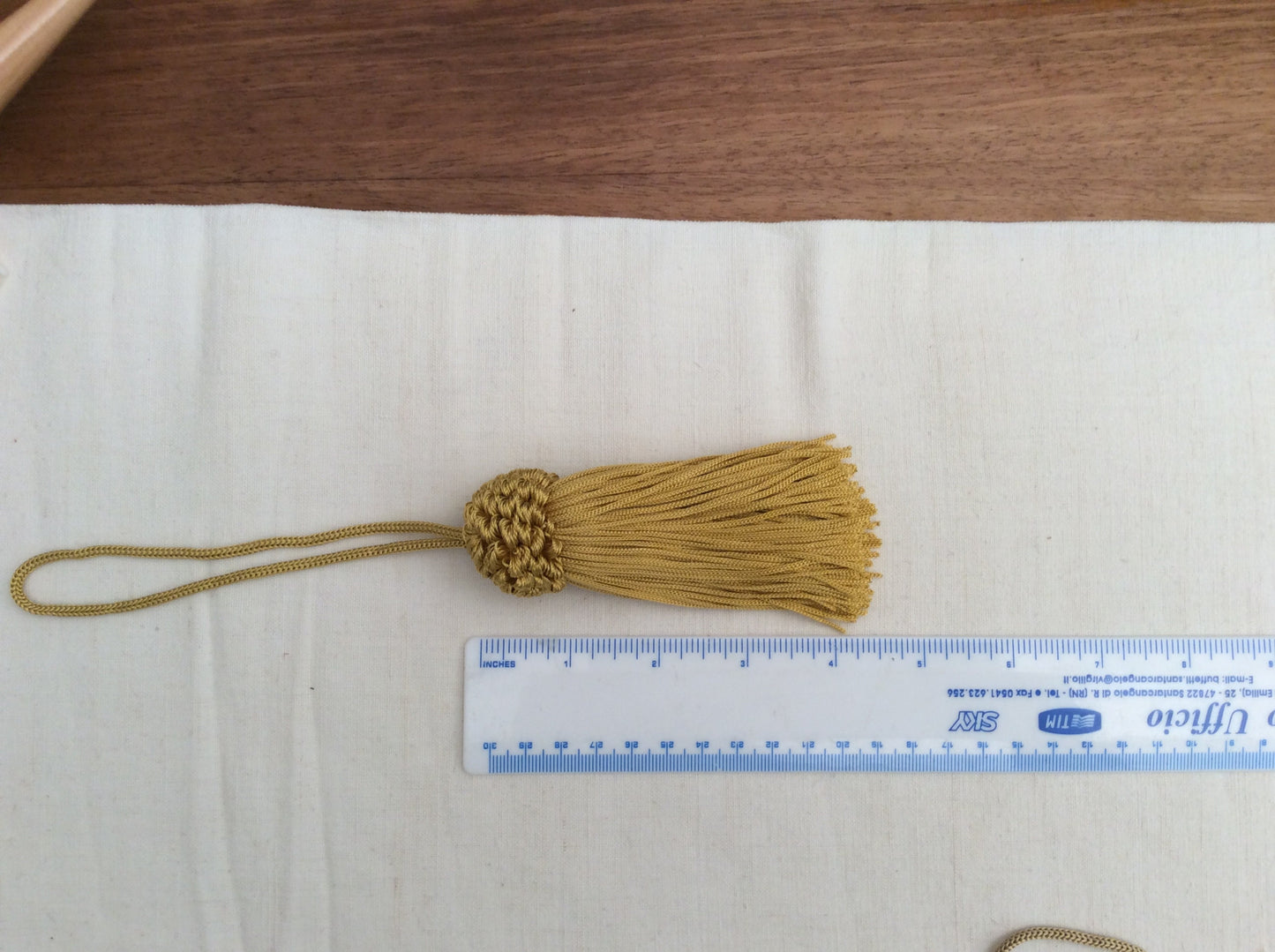 1 tassel, key fob, various colors Made in Florence