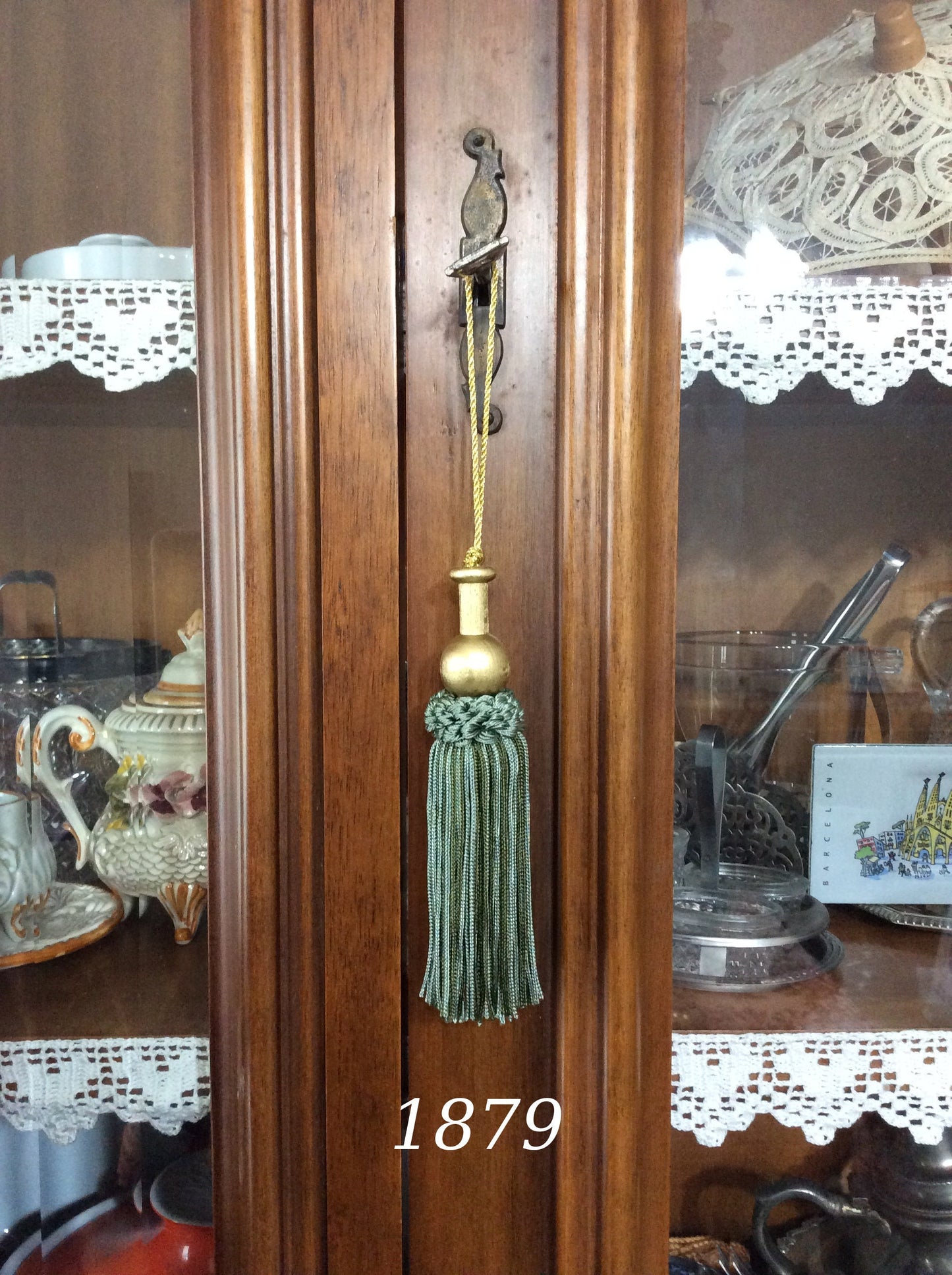 Shabby Chic Bow Key Nappa 15cm - Made in Florence