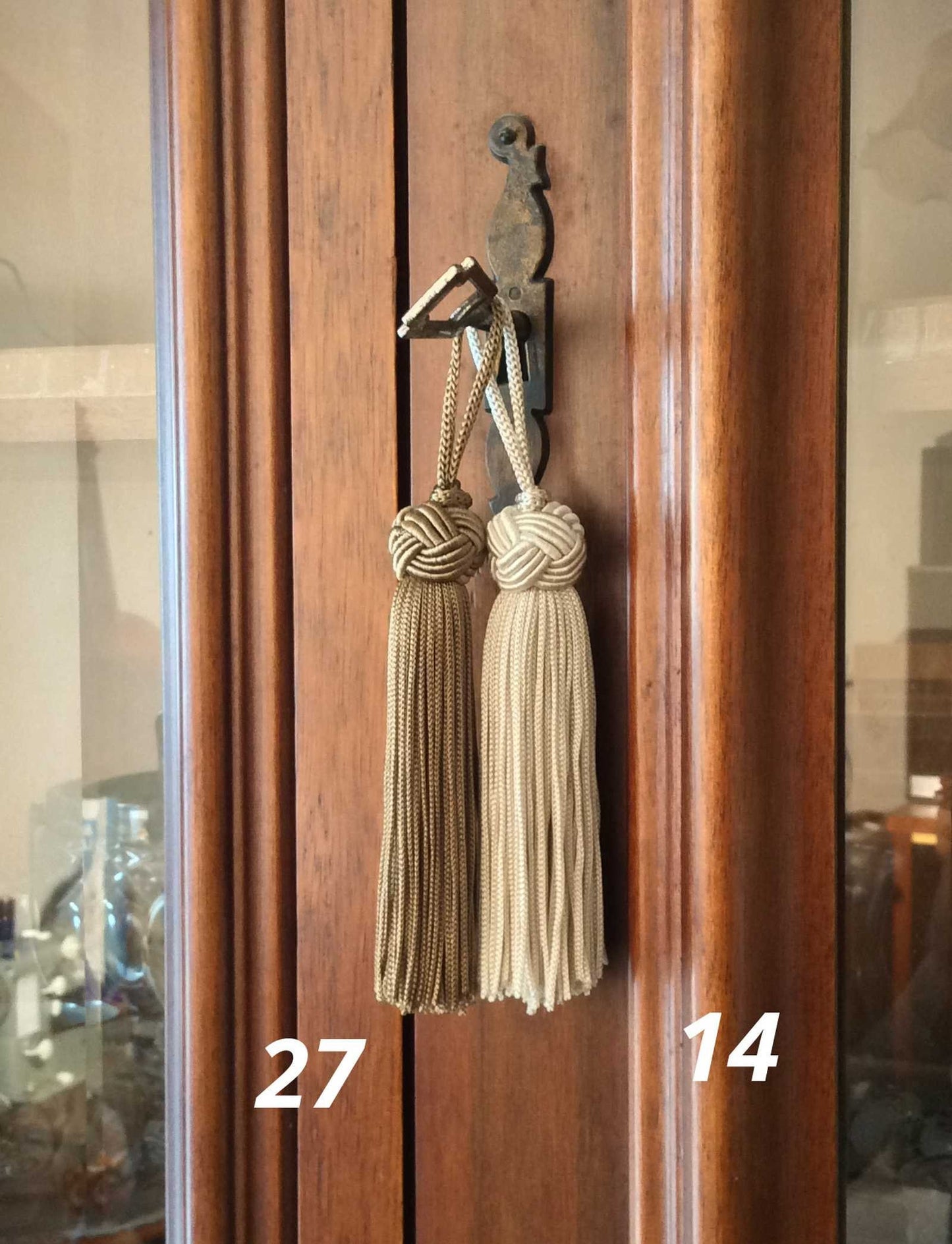 Nappa Bow Key Solomon Vintage 10cm - Made in Florence